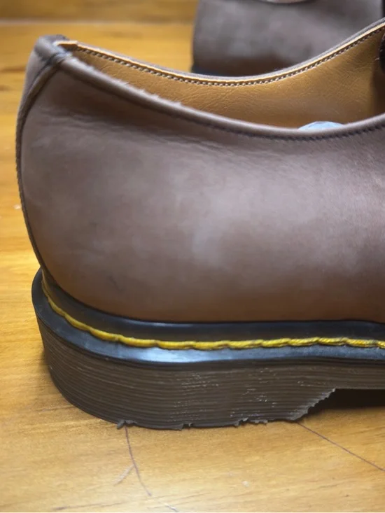 Dr Martens Alan II Made in England Brown Nubuck Shoes UK 7 US 8 EU 41 VERY RARE - Picture 2 of 7